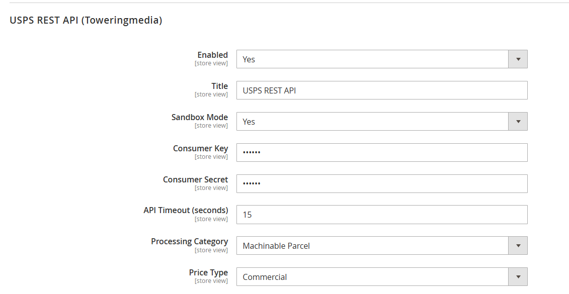 Magento 2 USPS Shipping Extension – Real-Time USPS Rates via REST API v3 overview