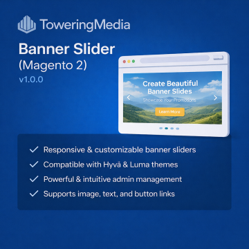 Magento 2 Banner Slider Extension | Hyvä & Luma Compatible | ToweringMedia