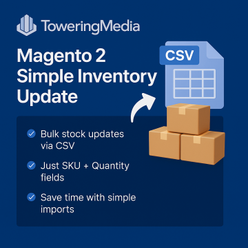 Magento 2 Simple Inventory Update