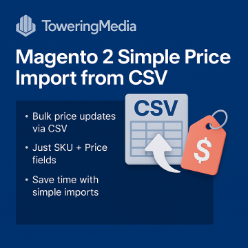 Magento 2 Simple Price Import from CSV