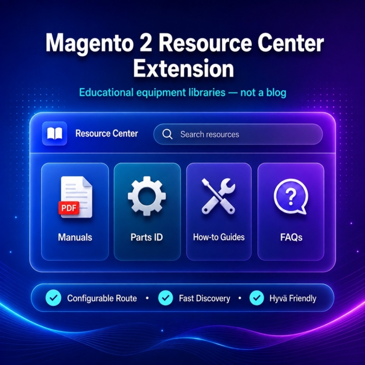 Magento 2 Resource Center Extension