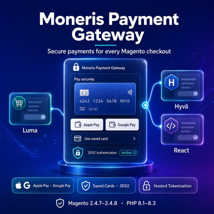 Moneris Payment Gateway for Magento 2