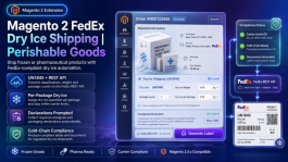 Magento 2 FedEx Dry Ice Shipping| Perishable Goods