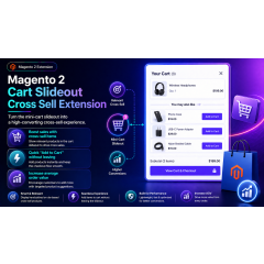 Magento 2 Cart Slideout Cross Sell Extension