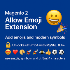 Magento 2 Allow Emoji Extension