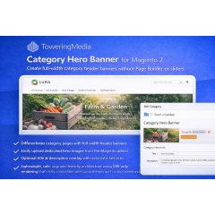 Magento 2 Category Banner Extension – Full-Width Category Hero