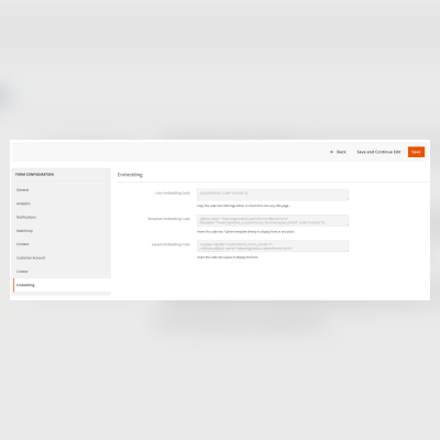 Toweringmedia Custom Form extension Extension