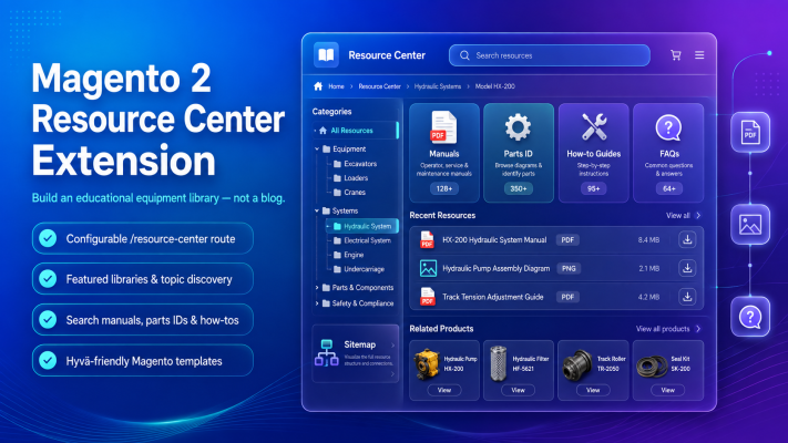 Magento 2 Resource Center Extension