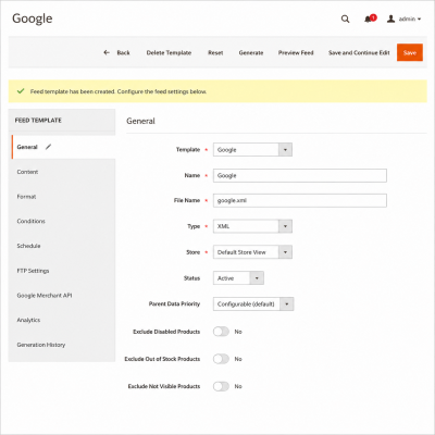 Magento 2 Google Shopping Feed Extension