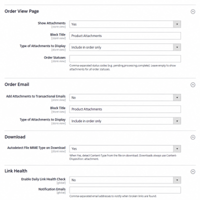 Magento 2 Product Attachment