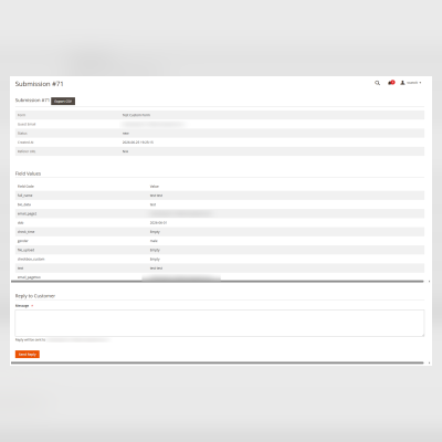 Toweringmedia Custom Form extension Extension