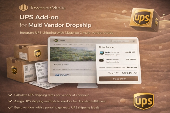 UPS add on for Multivendor Dropship