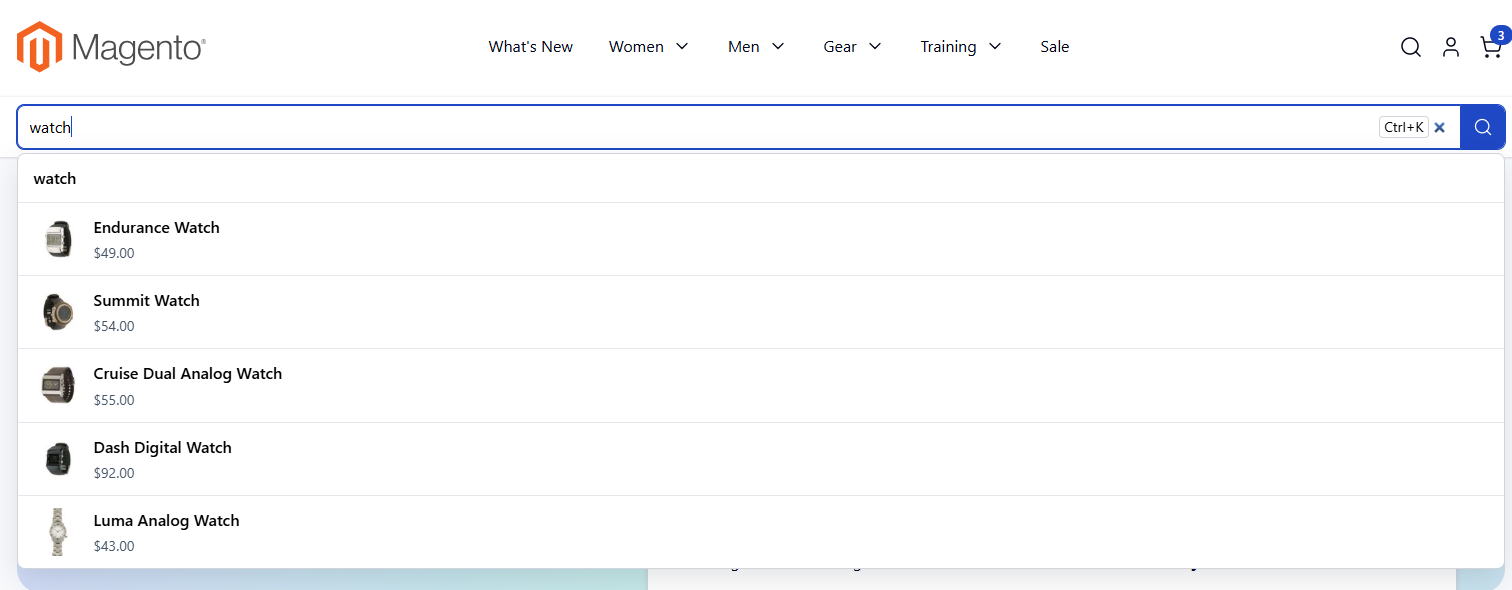 Magento 2 Search Autocomplete Frontend Suggestions