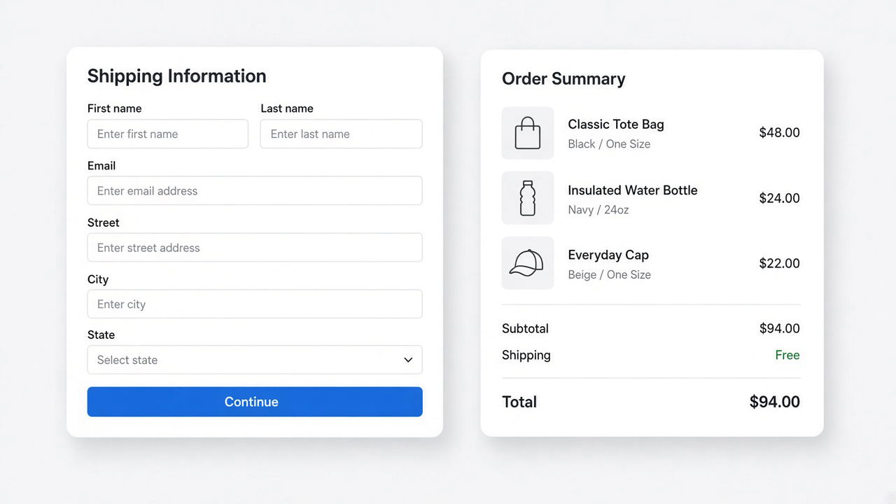 A checkout experience your customers will love