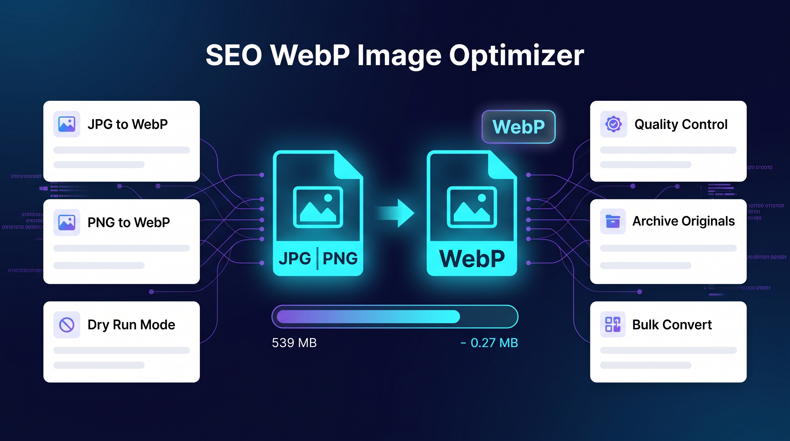 SEO WebP Image Optimizer product visual